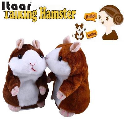 Adorable Interesting Speak Talking Record Hamster Mouse Plush Kids Toys Gift New