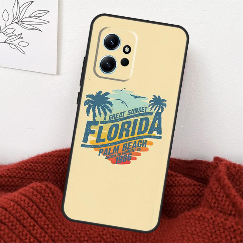Palms Beach Surf Case For Xiaomi Redmi Note 13 9 10 11 12 14 15 Pro Plus Cover For Redmi 15 C 12C 13C 14C 10C