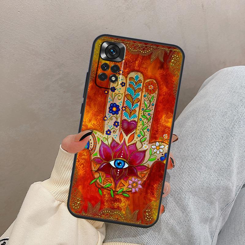 Hamsa Hand Of Fatima For Xiaomi Redmi Note 13 10 12 11 14 15 Pro Plus Case Cover For Redmi 15 13C 12C 14C 10C 15C