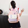 Cartoon Animation Boys And Girls Backpack Foreign Style Large Capacity Primary School School Bag Contrasting Color Children'S Backpack