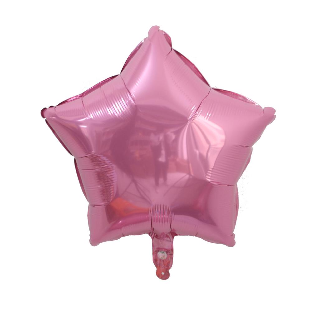 18-calowy balon w jednolitym kolorze w kształcie brzoskwiniowego serca i pentagramu, dekoracja na przyjęcie urodzinowe, ślubne, gwiazda, folia aluminiowa, gaz