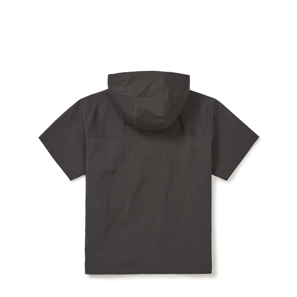 [Snowpeak] Route Hood Short Sleeve Anorak Chocolate Khaki (S26MMRAN65)