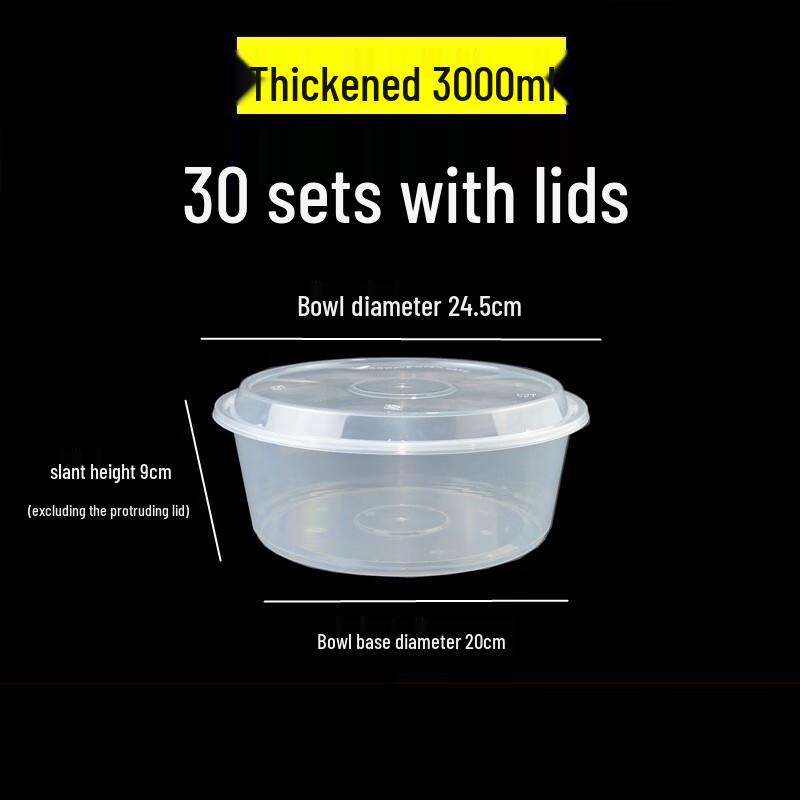 MOLUONA Disposable Food Takeout Containers