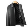 Yalu Men's Autumn/Winter Lapel Leather Jacket