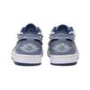 Jordan Air Jordan 1 Low top Vintage Basketball Shoes Men's Black White Blue 553558-414(Team32-SBO