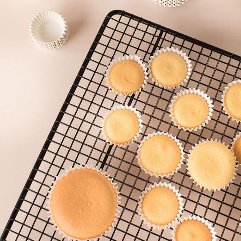500/1000 st Chocalate Pappersformar Bakning Muffin Tårtkoppar Former Muffinspapper Vita Festbricka Form Fettavvisande Omslag Hållare
