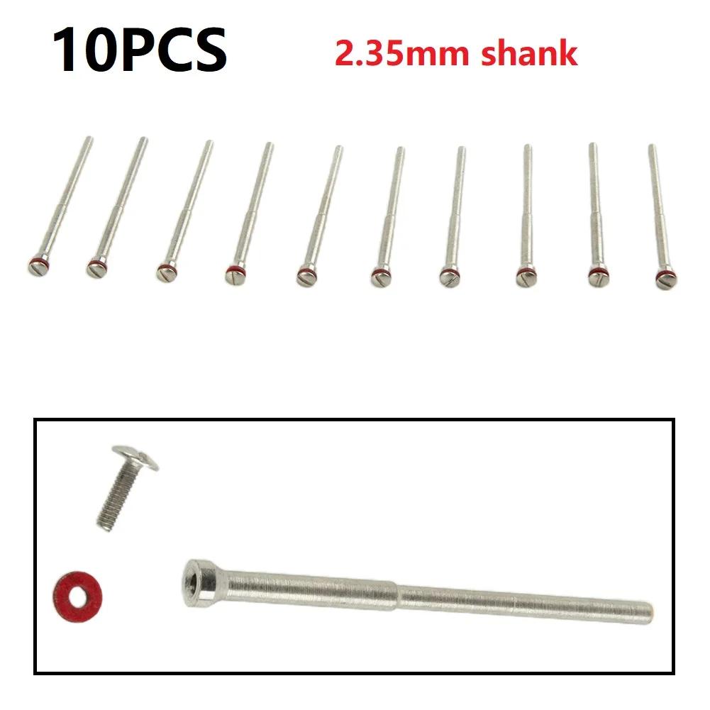 10pcs Polishing Shank Mandrel Burs Rotary Tool Parts Replacement For Polisher Machine Tool Accessories