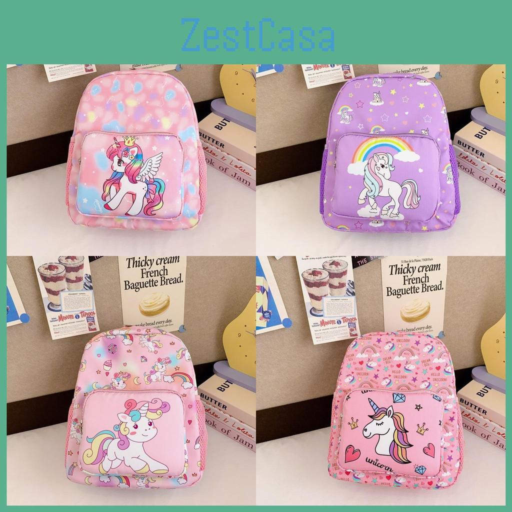 Trendy Design Basic Kids Backpack In Soft Colors Ideal For School And Use Everyday