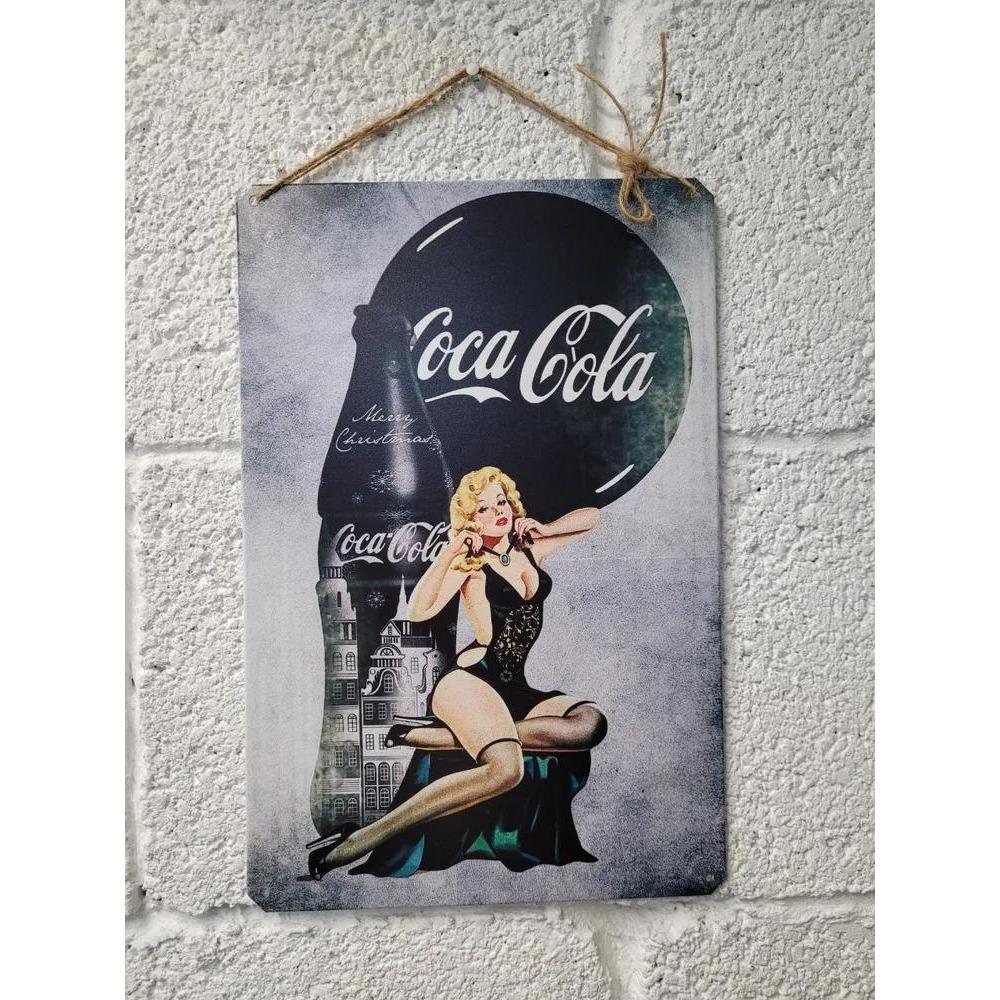 Coca Cola Metal Sign Plate