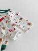 2025 European & American Baby Christmas Long-Sleeve 3-Piece Romper Set