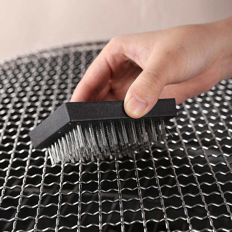Grill Brush Replacement Heads Heat-Resistant Wire Bristle Grill Wireless Cleaning Brush Heads Portable Bbq Cleaner