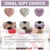 2PCS Bling Car Vent Clips with Bow Tie & Heart Design,Stylish Car Air Vent Clips with Rhinestones for Cars Decorations,Universal Vehicle Accessories