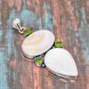 Gorgeous Mother Of Pearl Gemstone Solid 925 Sterling Silver Handmade Pendant Jewelry