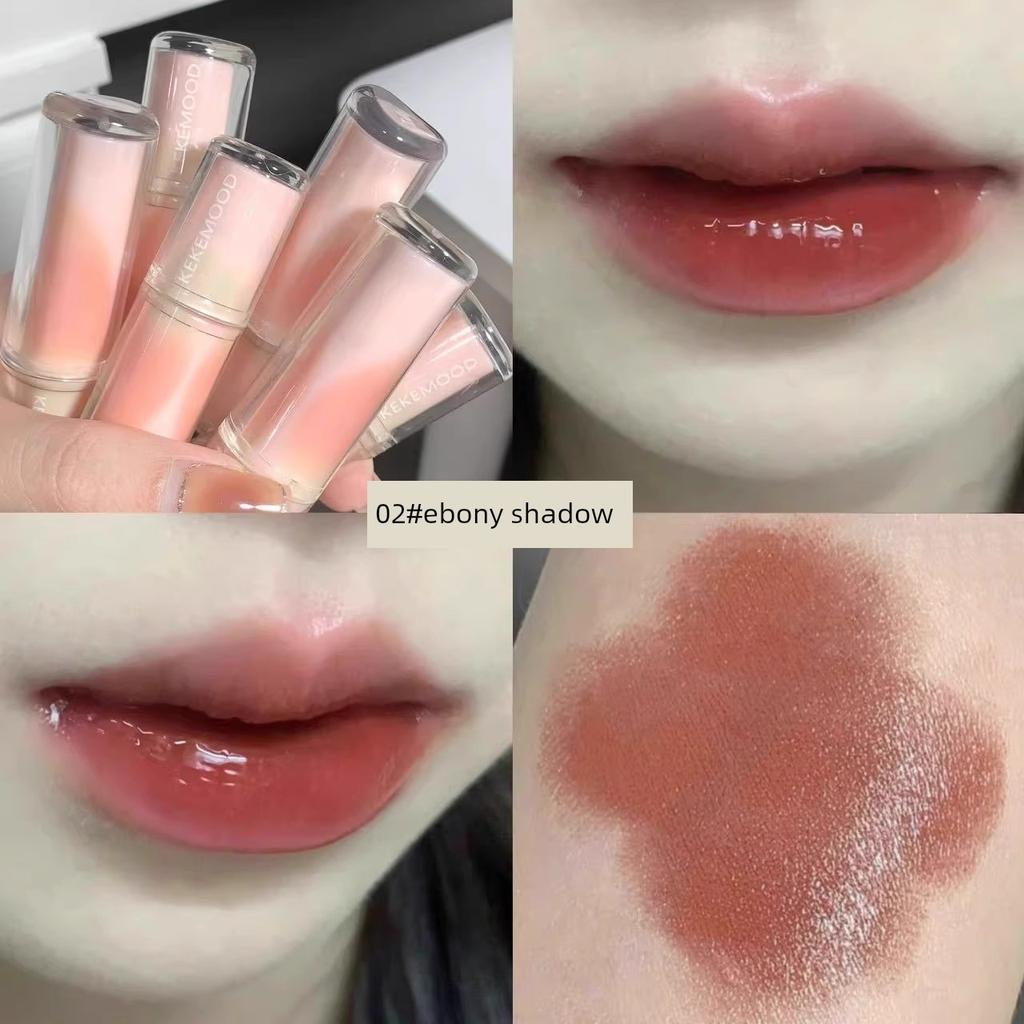 Pure Desire Nude Color Mirror Lip Balm Fall and Winter Solid Lip Lacquer No Stain on Cup Student Plain Face White Niche Style Cheap Lipstick