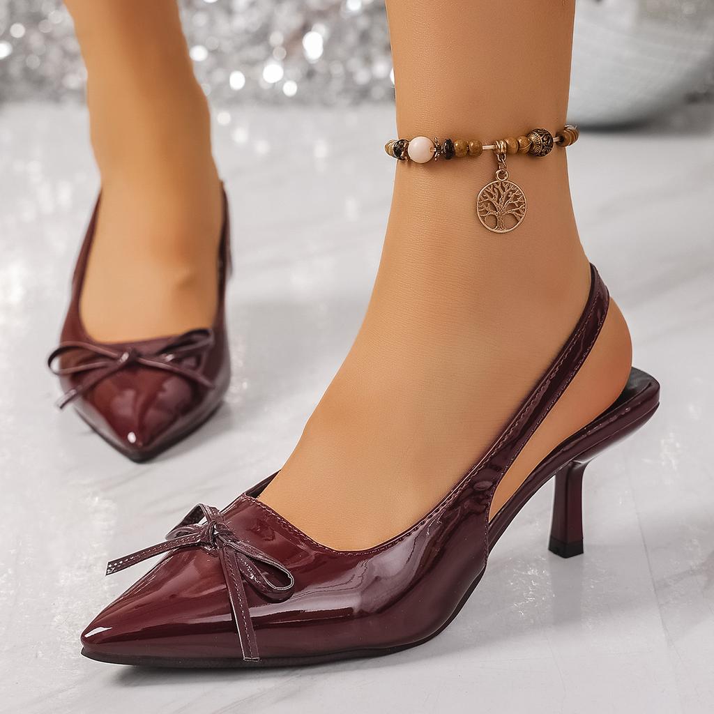 Trend Women Sandals Fashionable Pointed Toe Sandals Shallow Mouth High-heeled Shoes Summer Elegant Stiletto Heels Shoes Women