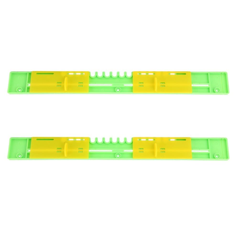 2pcs Dual Sliding Doors Beehive Sliding Guard Corrosion Resistant Plastic Entrance Reducer Guard 4cm Width Door Sliding Guard