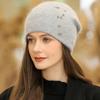 Women Winter Hat Fashion Decorate Beanie Hat Warm Winter Cap For Female Casual Streetwear Knitted Hat