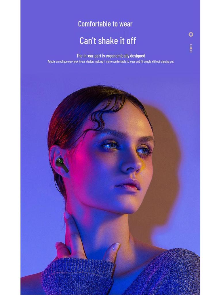 Waterproof TWS Bluetooth Earphones - In-ear Noise Cancelling, Sports-Ready, Ultra-long Battery Life