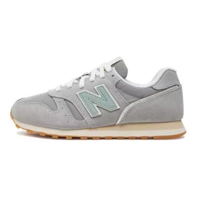 NB 373 Wszechstronne Wygodne Amortyzujące Trwałe Niskie Casualowe Buty do Biegania Damskie sneakers Szary Zielony WL373TK2