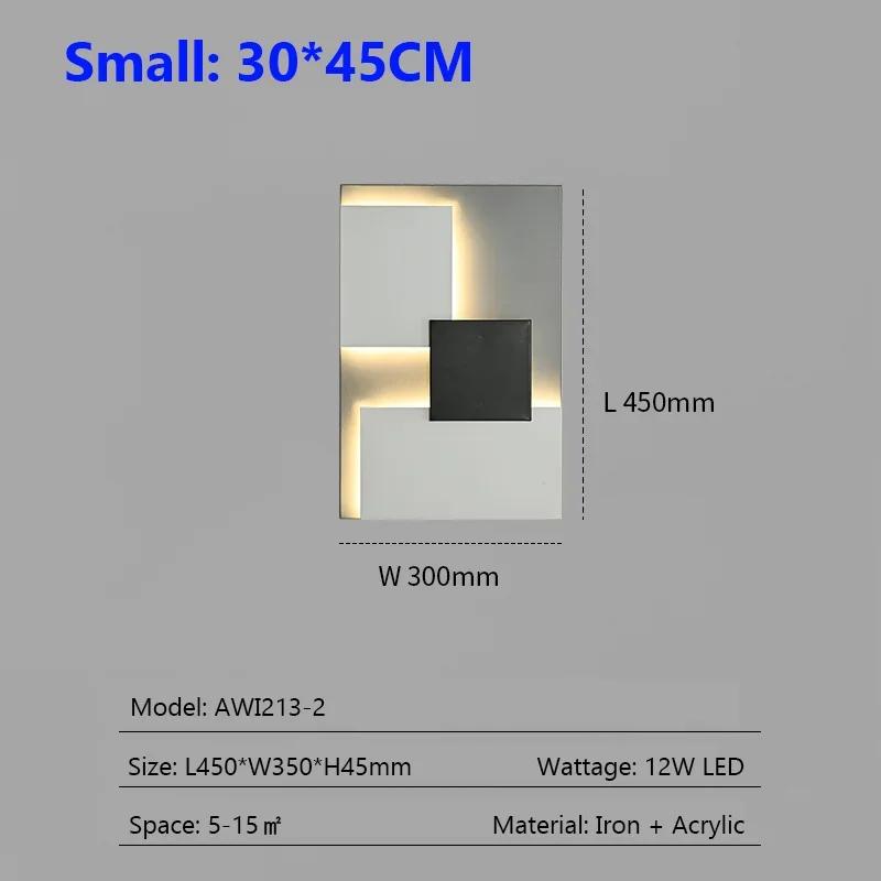 

Креативный дизайн светодиодный настенный светильник для внутреннего прохода лестницы декоративный светильник для гостиной спальни настенный светильник для прихожей крыльцо квадратный художественный светильник Warm white