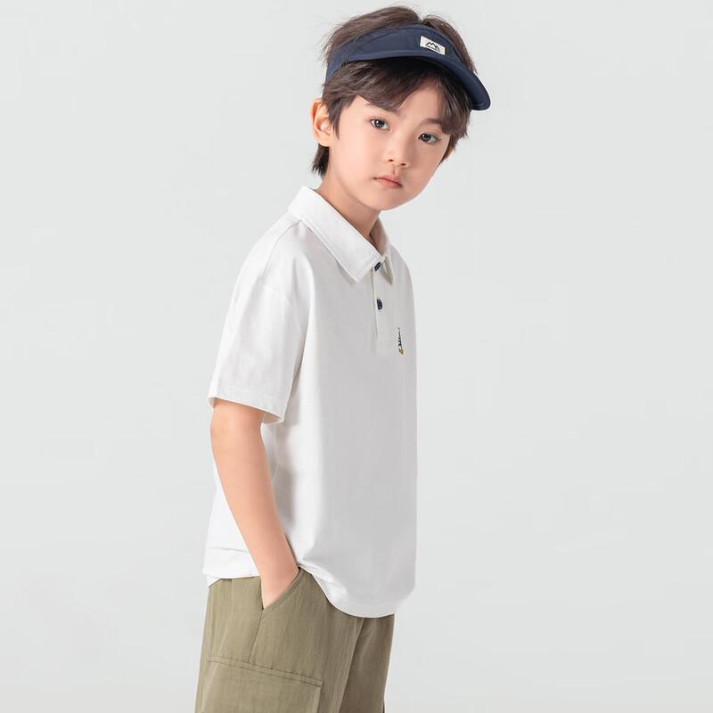 Boys' Sailboat Embroidered Cooling Polo Shirt