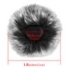 Geekria Fur Mic Windscreen for Creators, Compatible with Hollyland Lark M2S, Dead Cat Microphone Wind Muff, Microphone Windshield, Wind Jammer, Furry