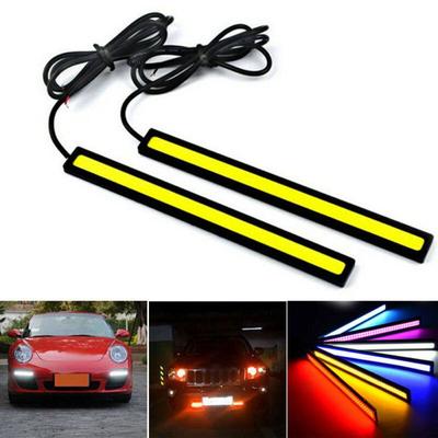 Taśma DRL FOG COB CAR 2X LED Ultracienkie wodoodporne światła do jazdy dziennej LAMPA BIAŁY DZIEŃ Jazda 12V