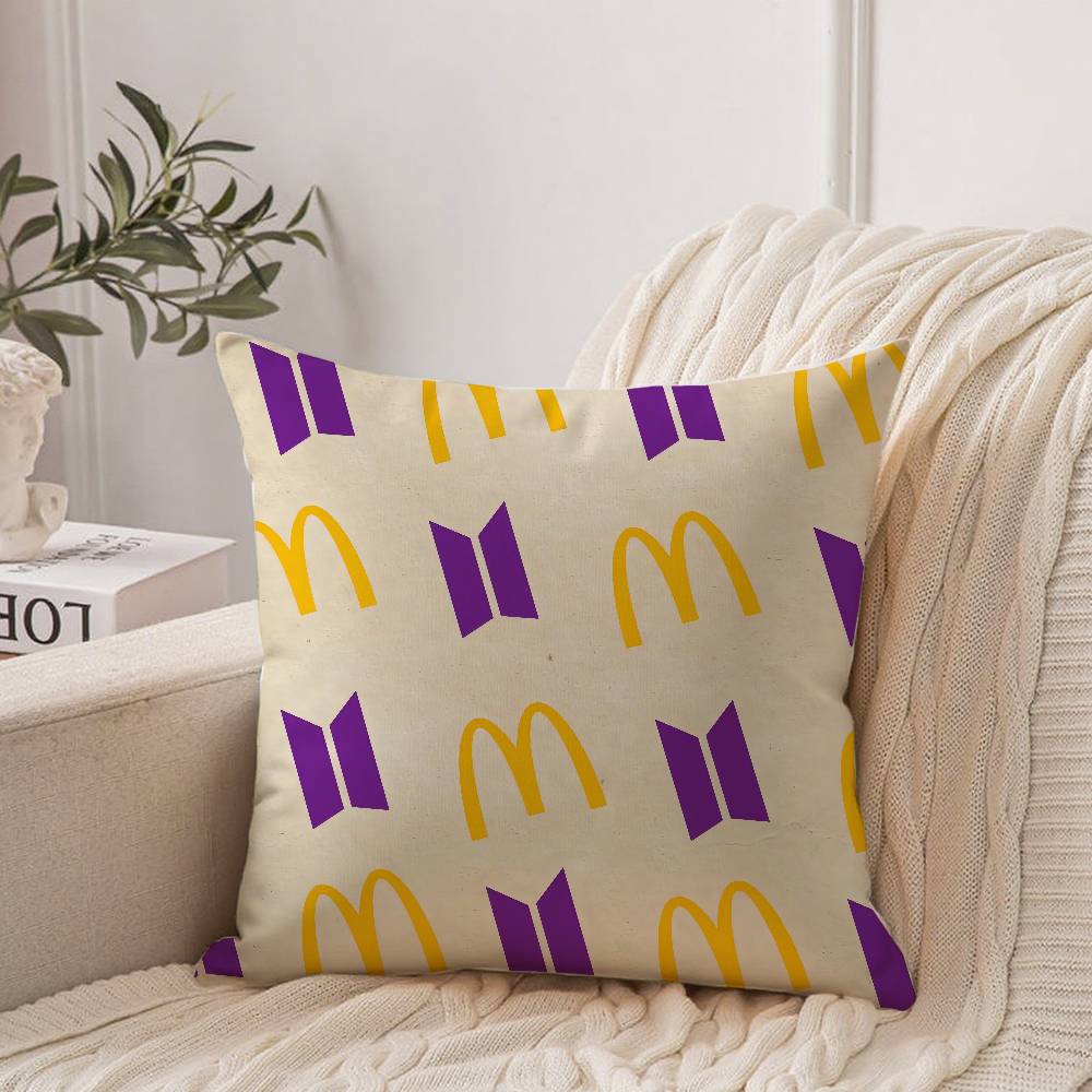 HOT M-MCDONALD Pillow Case Home Decor Throw For Sofa Bed Car Room Decor Gift Idea