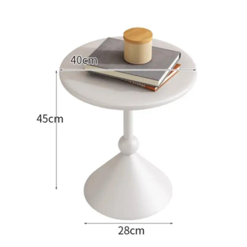 Modern minimalist rock slab small coffee table living room Nordic internet celebrity light luxury small apartment corner table