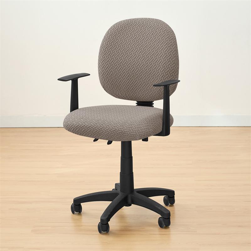 2pcs/set Anti-dirty Office Armchair Cover Jacquard Stretch Gaming Chair Slipcover Universal Spandex Computer Seat Cover
