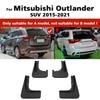 4PCS Car Mud Flaps Splash Guards Mudguards Car Mud Flaps Compatible with Mitsubishi Outlander 2015 2016 2017 2018 2019 2020