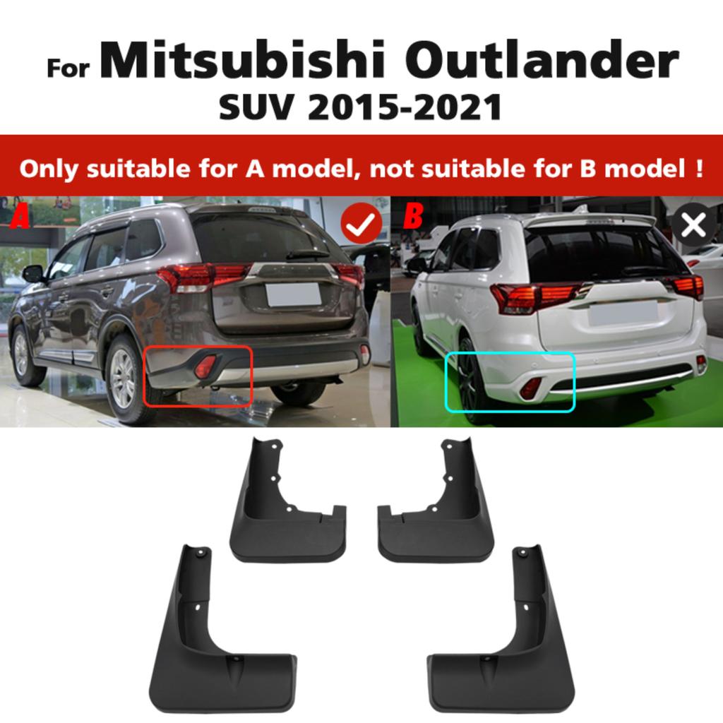4PCS Car Mud Flaps Splash Guards Mudguards Car Mud Flaps Compatible with Mitsubishi Outlander 2015 2016 2017 2018 2019 2020