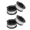 4PCS Replacement Spool for AF?100 AF?100?3ZP AF?100?BKP AF?100?BKP AF?100?2 30ft .065in Line Grass