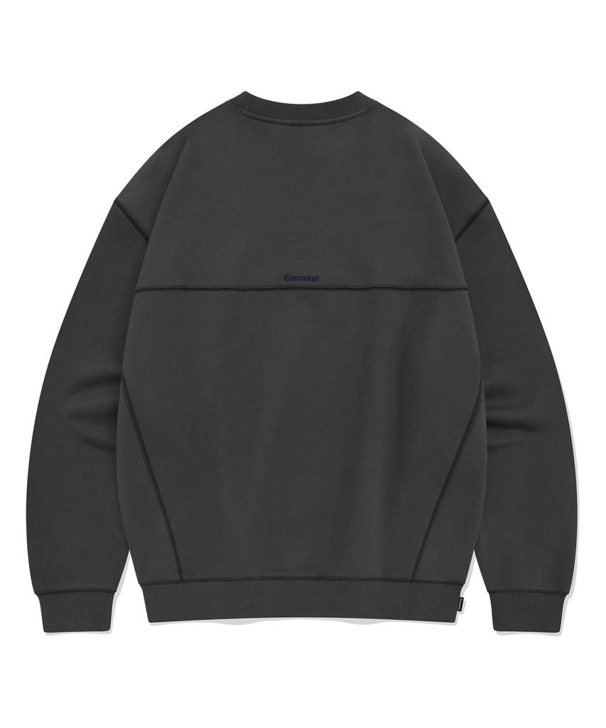COVERNAT Sailing Boat Sweatshirt Charcoal