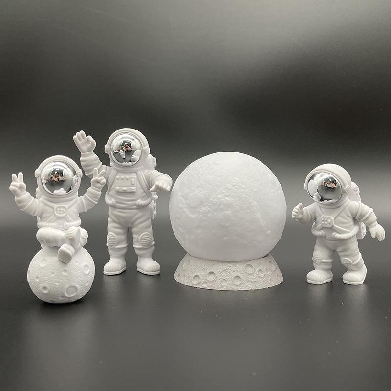 Astronauten-Figur-Ornament für Wohnzimmer oder Kinderzimmer - Weihnachtsgeschenk-Deko Weltraumfahrer