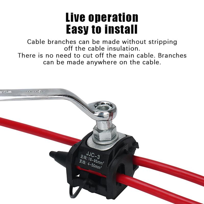 Hoch-Niederspannungs-Kabeltrenner mit 1KV-isolationsdurchdringendem Adapter, Einzelstück, Kein Abisolierdesign