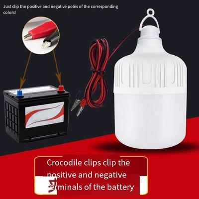 1 buc 12V Bec Baterie Tensiune Joasă Lumină Stand Piață de Noapte cu Clip de Sârmă 12V Tensiune Joasă DC Bec LED Evidențiat