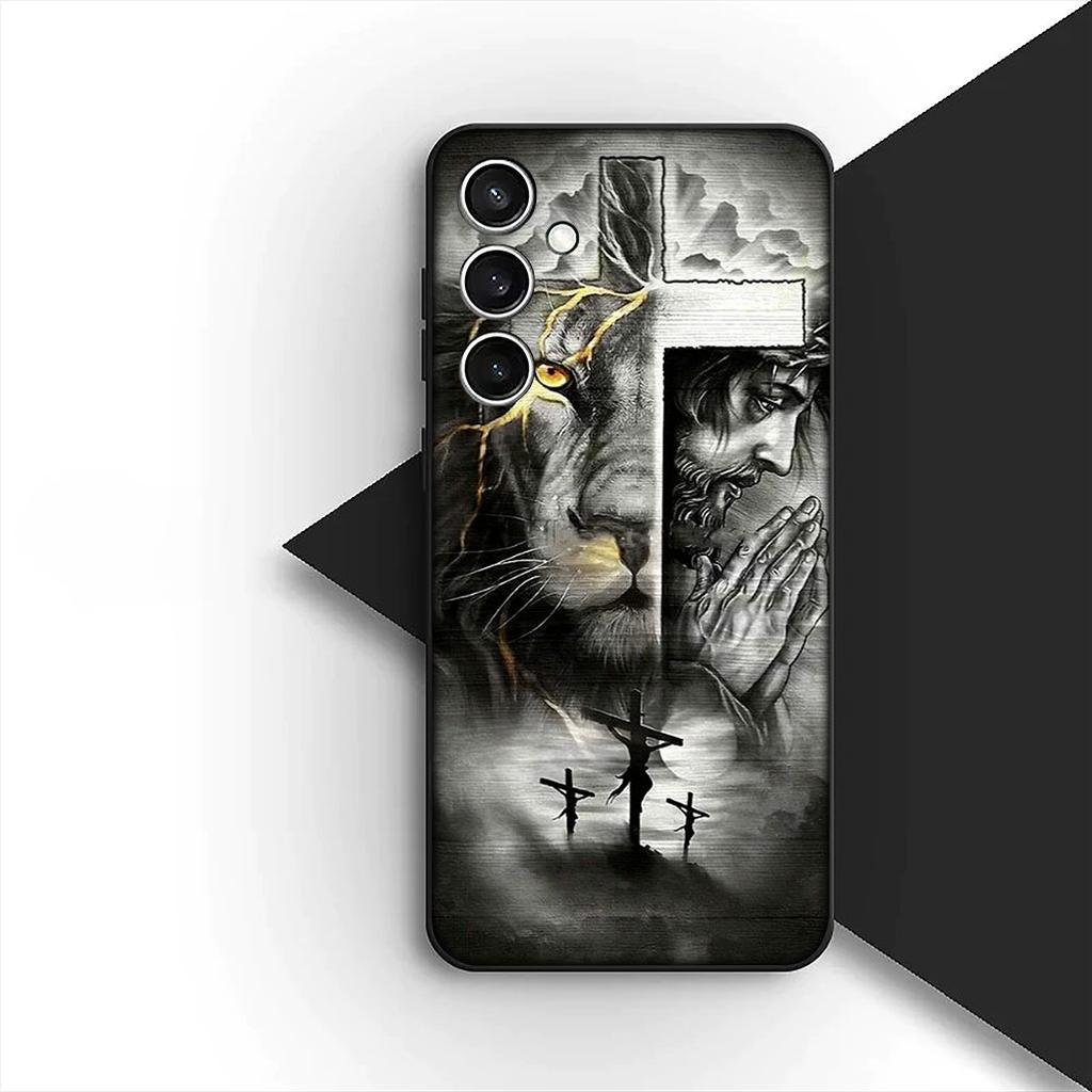 Casing for Xiaomi Redmi Note 13 14 Pro Plus ProPlus 14C 13C Pro+ 5G Phone Cover Protective Case God Christian Jesus Judah Christ