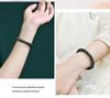 First Grade Xinjiang Hetian Jade Qingyu Bracelet: Handmade Beaded Ancient Style for Men and Women