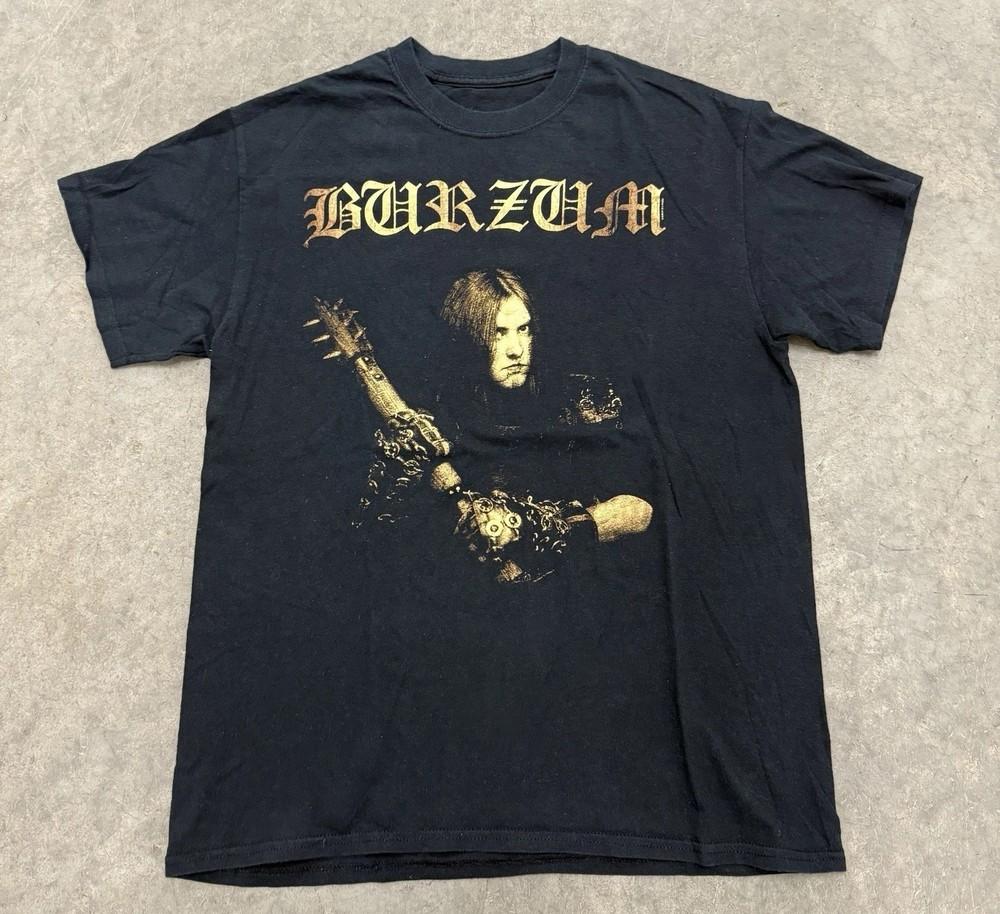 2000s 1Burzum Varg Portrait Shirt Rare Black Metal Shirt Size S-5XL Reprint Unisex T-Shirt S