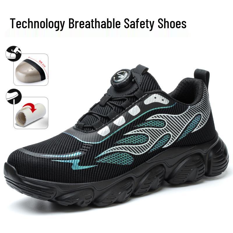 

Breathable Steel Toe Safety Shoes: Durable, Anti-Smash, Anti-Puncture, Comfortable Outdoor Work Footwear