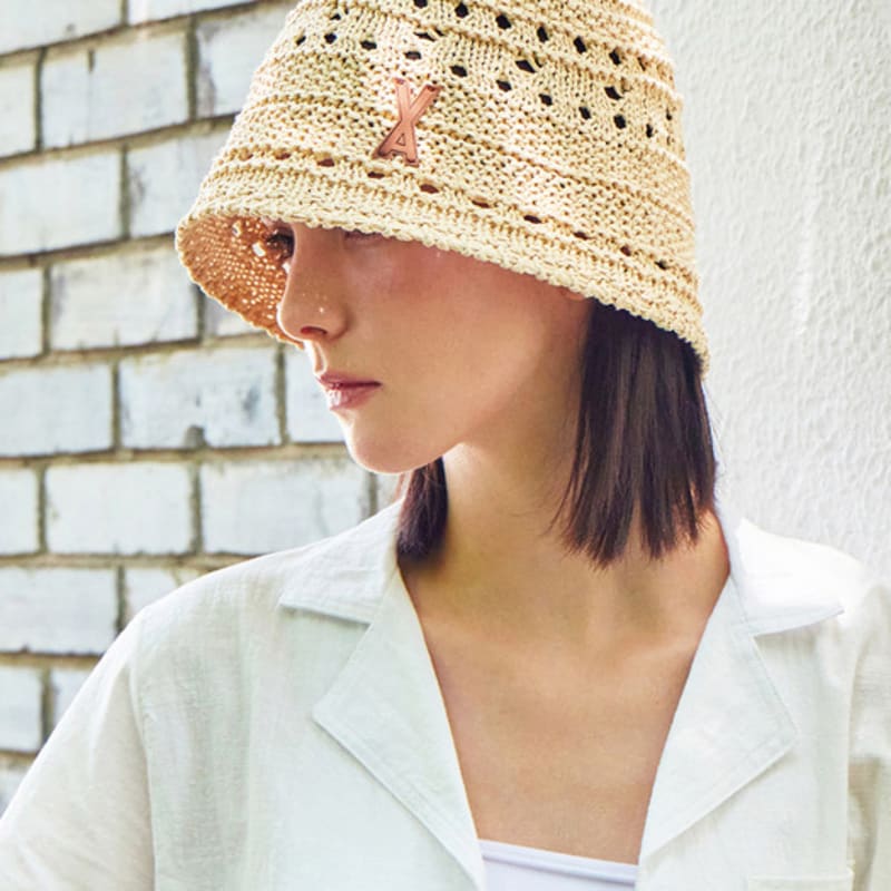 

Панама VARZAR VA Patch из мягкого трикотажа, бежевая FREE