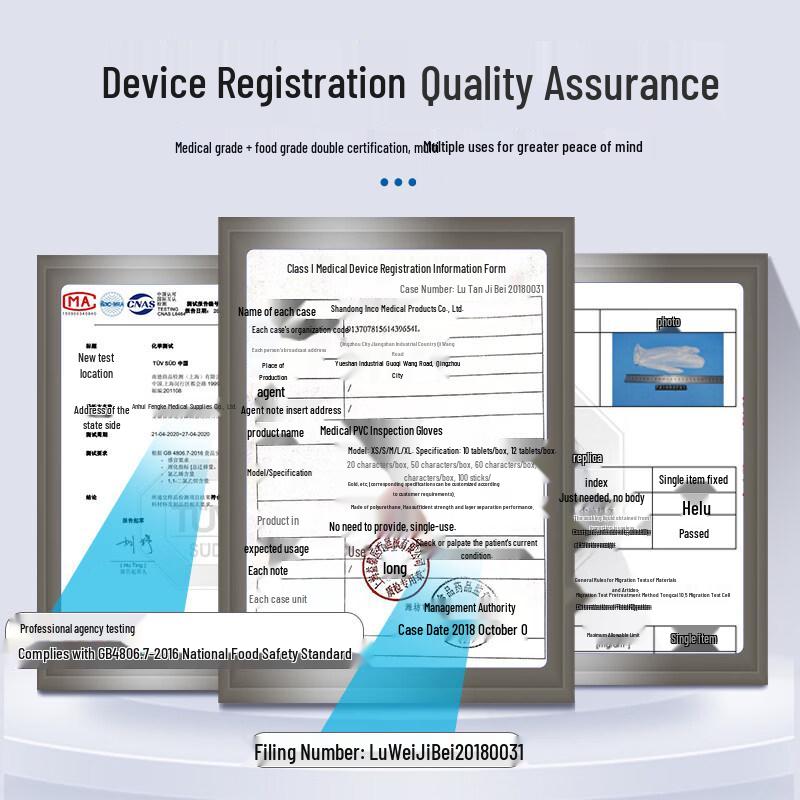 ZISIZ Enke Medical Disposable PVC Gloves
