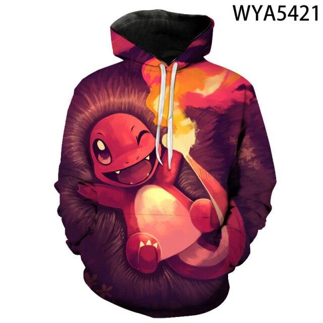 Jersey de manga larga con estampado 3D de Pokemon para hombres y mujeres para niños sudaderas con Jersey de manga larga con estampado 3D de Pokemon para hombres y mujeres para niños sudaderas con