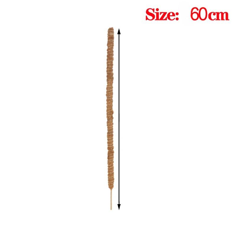 Großhandel Biegsamer Kokosfaser-Moosstab Pflanzenkäfig Kletterstab Pflanzenstütze Verlängerung für Monstera-Pflanze zum Aufwärtswachsen Garten