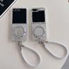 Koreanische Glitzer Süße Handyhülle Für Samsung Galaxy Z Flip 8 7 6 5 Z Flip7 Flip6 Flip5 Hülle Mit Ständer Halter Kette Hüllen Funda