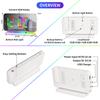 RGB Renkli LED Elektronik Saat Renkli Gece Lambası Çalar Saat Ev Dekorasyonu Projeksiyon Saati