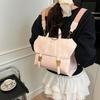 College style British backpack bag women's new large-capacity briefcase simple back bag travel bag