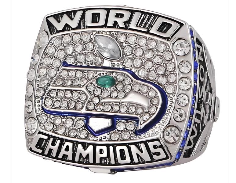 Seattle Seahawks 2013 NFL Championship Ring – Popular Retro Style Size 11