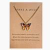 Women Necklace Butterfly Shape Good Workmanship Creative Alloy Women Pendant for Gift